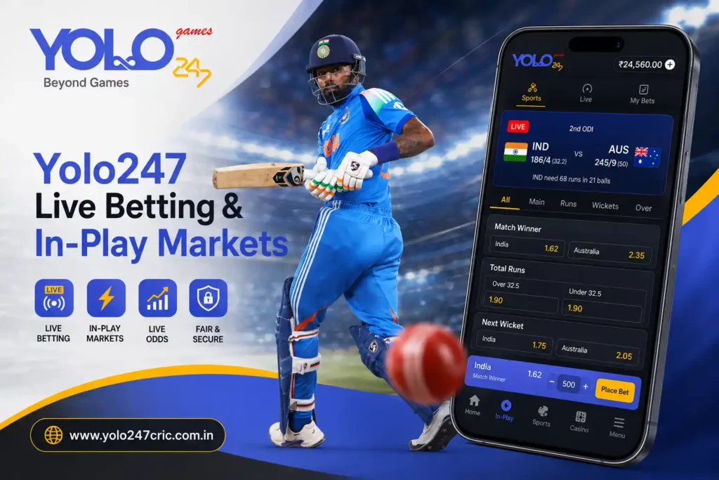 Yolo247 Live Betting & In-Play Markets