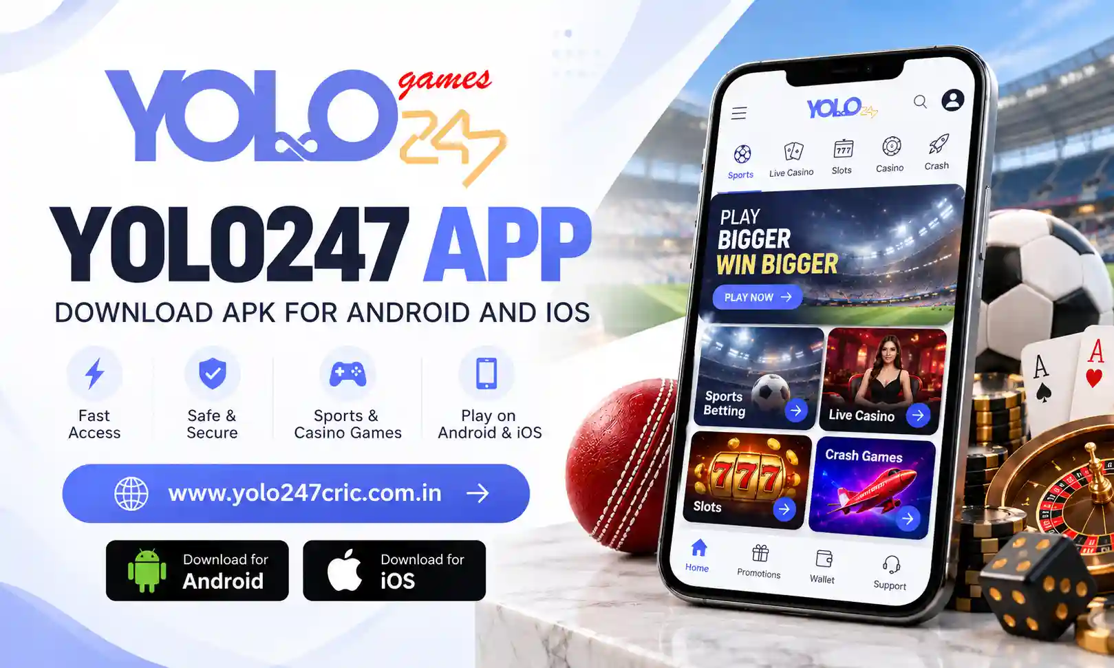 You are currently viewing Yolo247 Platform Guide 2026: Sports, Casino Games and Account Features
